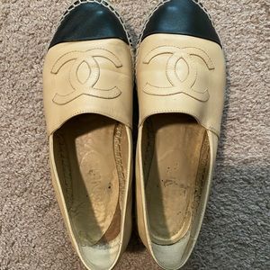 CHANEL LAMBSKIN ESPADRILLES
